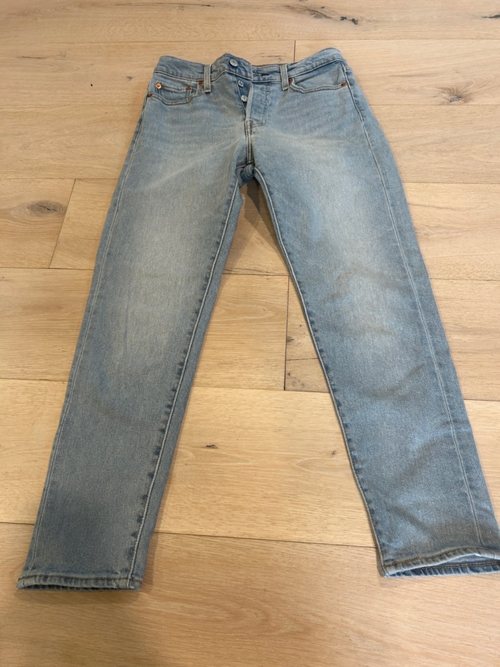 Levi's Light Blue Straight-Leg Women's Jeans - wedgie